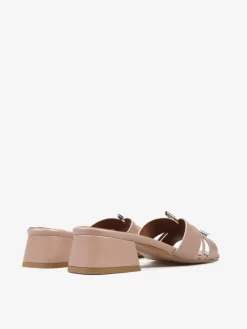 BEŻOWE KLAPKI NA NISKIM OBCASIE HEGO'S Milano