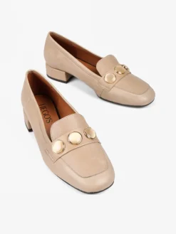 BEŻOWE MOKASYNY HEGO'S Milano