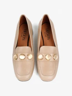 BEŻOWE MOKASYNY HEGO'S Milano