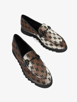 BEŻOWE MOKASYNY Z HAFTEM HEGO'S Milano