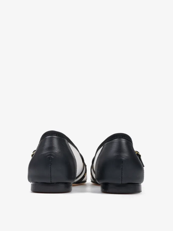 BIAŁE BALERINY Z HAFTEM HEGO'S Milano