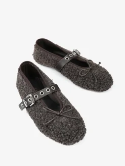 BRĄZOWE BALERINY HEGO'S MILANO