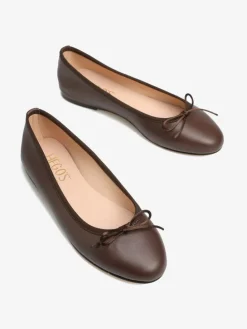 BRĄZOWE BALERINY HEGO'S Milano