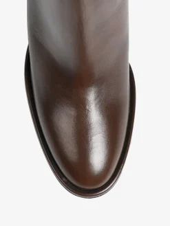 BRĄZOWE BOTKI NA WYSOKIM OBCASIE HEGO'S MILANO