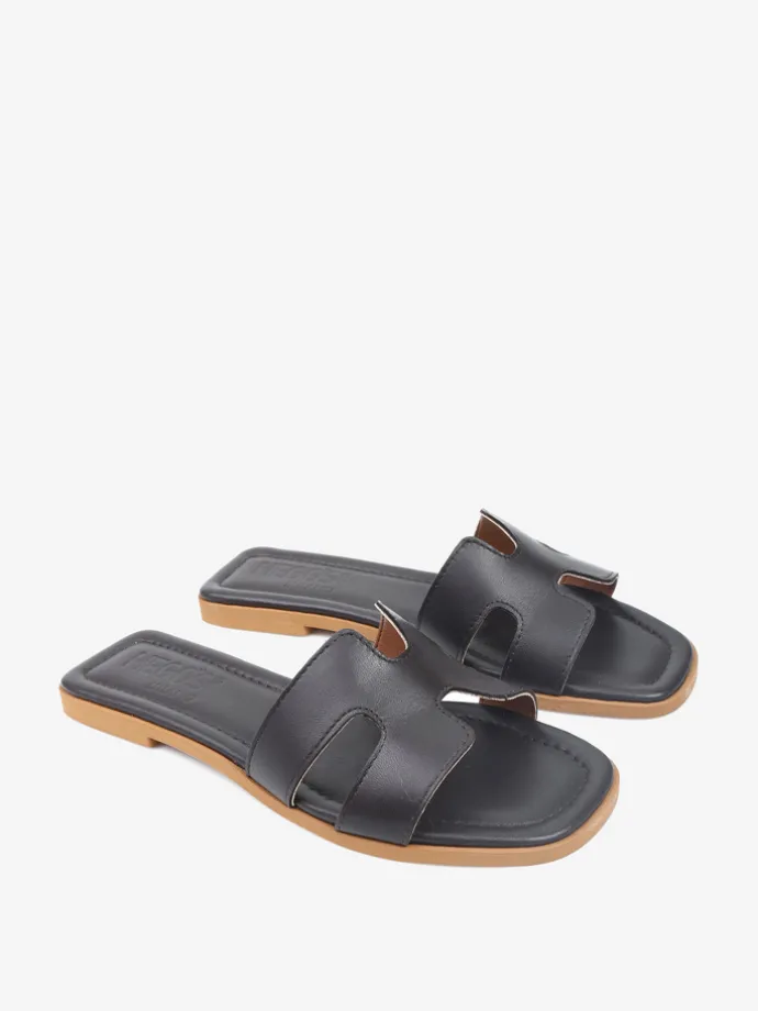 BRĄZOWE KLAPKI HEGO'S Milano