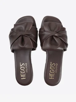 BRĄZOWE KLAPKI HEGO'S Milano