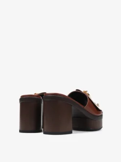 BRĄZOWE KLAPKI NA PLATFORMIE NOA HARMON