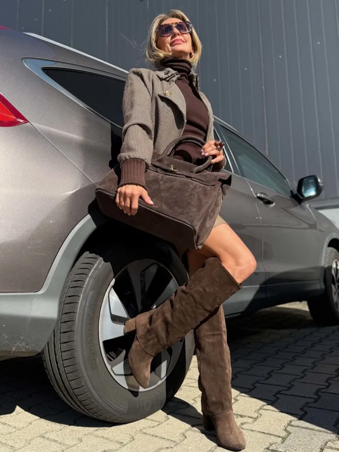 BRĄZOWE KOZAKI NA SŁUPKU HEGO'S MILANO