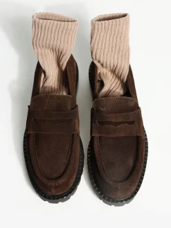 BRĄZOWE MOKASYNY HEGO'S Milano