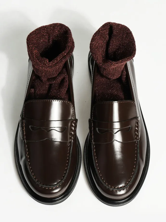 BRĄZOWE MOKASYNY HEGO'S Milano