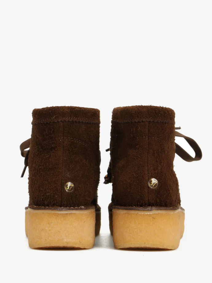 BRĄZOWE ŚNIEGOWCE NA PLATFORMIE NANKU