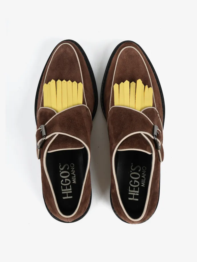 BRĄZOWE PÓŁBUTY HEGO'S Milano