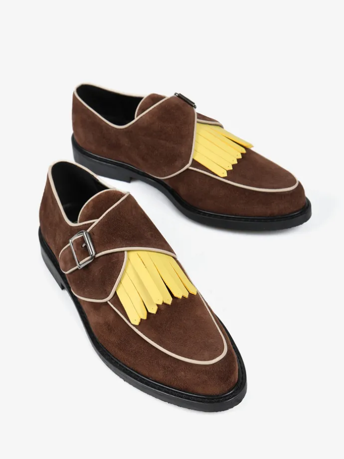 BRĄZOWE PÓŁBUTY HEGO'S Milano