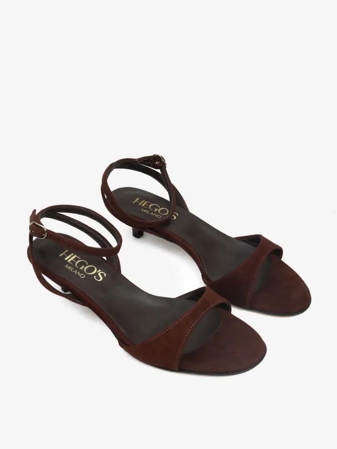 BRĄZOWE SANDAŁY HEGO'S Milano