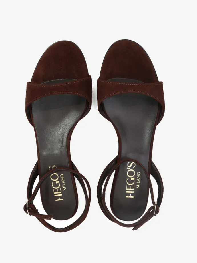BRĄZOWE SANDAŁY HEGO'S Milano