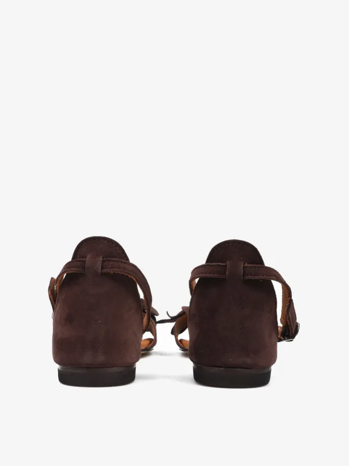 BRĄZOWE SANDAŁY HEGO'S Milano