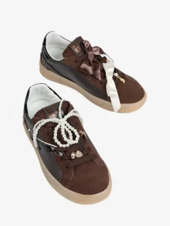 BRĄZOWE SNEAKERSY GIO+