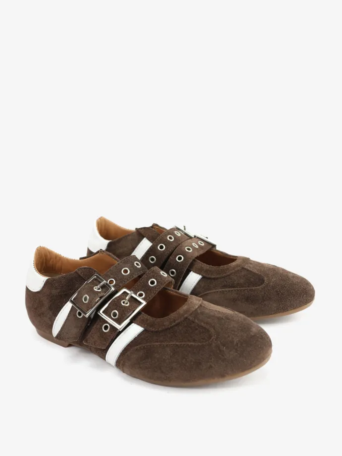 BRĄZOWE SNEAKERSY HEGO'S Milano