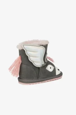 Buty dziecięce Emu Australia Pegasus Walker Charcoal