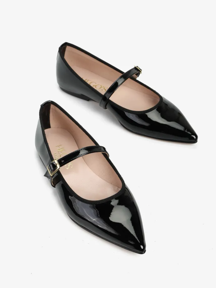 CZARNE BALERINY HEGO'S MILANO