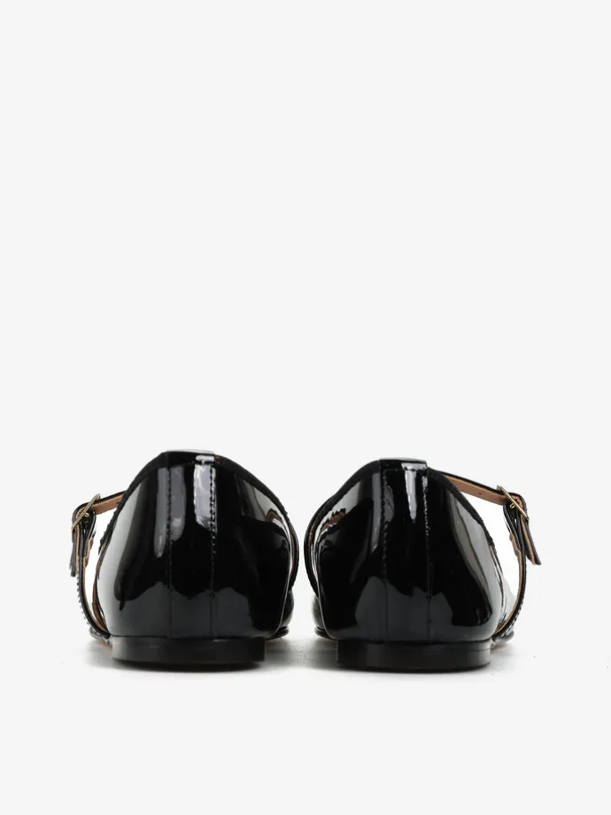 CZARNE BALERINY HEGO'S MILANO