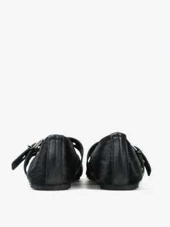 CZARNE BALERINY MARY JANE HEGO'S Milano