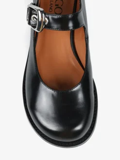 CZARNE BALERINY MARY JANE HEGO'S Milano