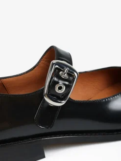 CZARNE BALERINY MARY JANE HEGO'S Milano