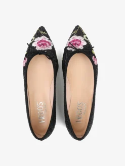 CZARNE BALERINY Z RAFII HEGO'S Milano