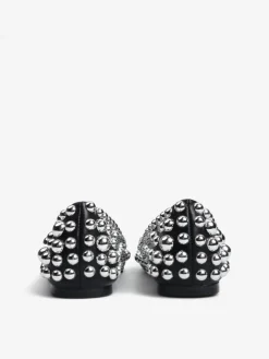 CZARNE BALERINY Z ĆWIEKAMI HEGO'S Milano