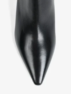 CZARNE BOTKI NA NISKIM OBCASIE HEGO'S MILANO