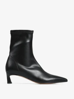 CZARNE BOTKI NA NISKIM OBCASIE HEGO'S MILANO