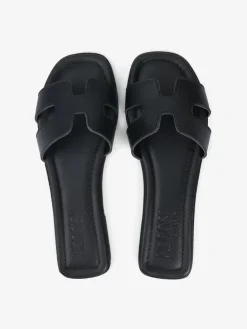 CZARNE KLAPKI HEGO'S Milano