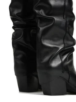 CZARNE KOWBOJKI HEGO'S MILANO