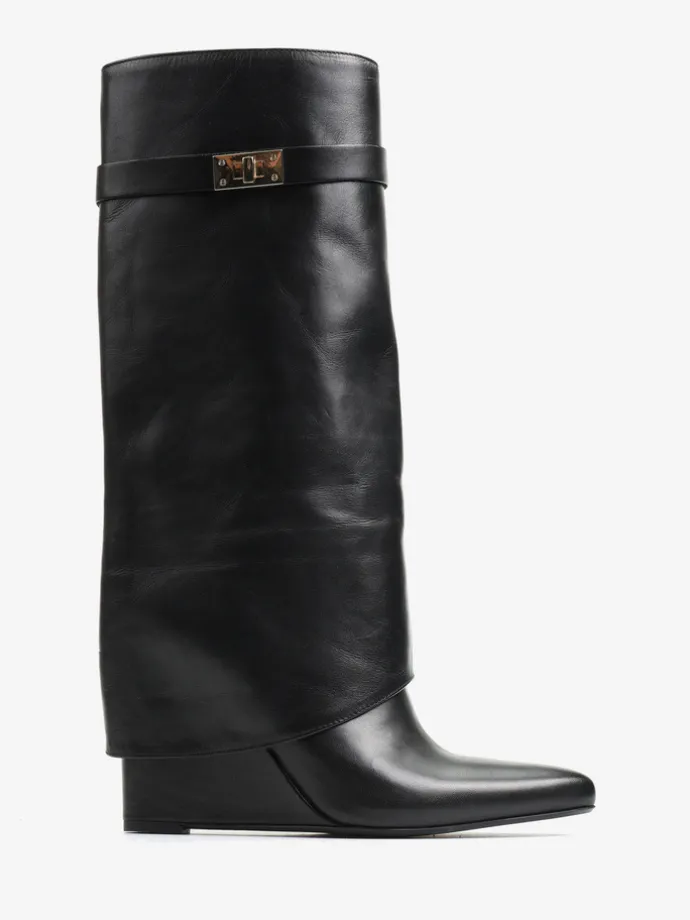 CZARNE KOZAKI HEGO'S MILANO