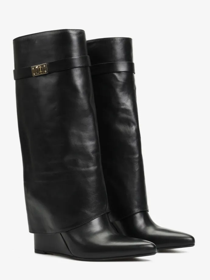 CZARNE KOZAKI HEGO'S MILANO