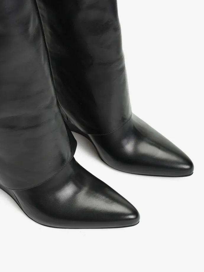 CZARNE KOZAKI HEGO'S MILANO