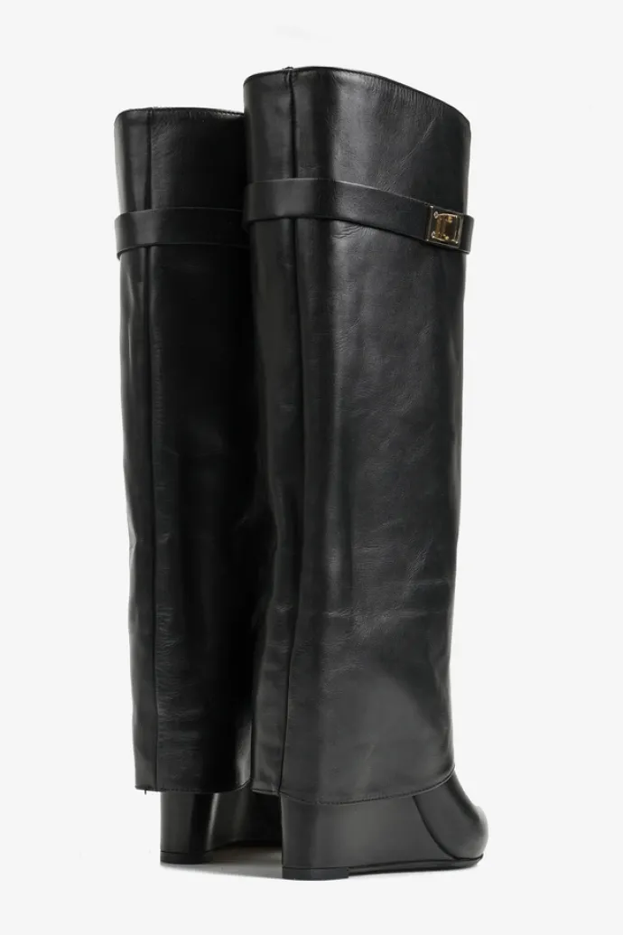 CZARNE KOZAKI HEGO'S MILANO