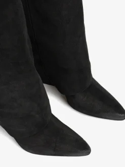 CZARNE KOZAKI NA KOTURNIE HEGO'S MILANO