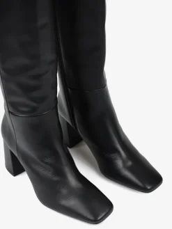 CZARNE KOZAKI NA SŁUPKU HEGO'S MILANO