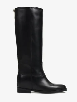 CZARNE KOZAKI Z SUWAKIEM HEGO'S Milano