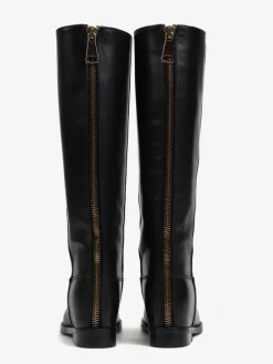 CZARNE KOZAKI Z SUWAKIEM HEGO'S Milano