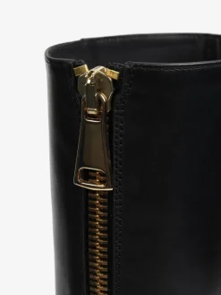 CZARNE KOZAKI Z SUWAKIEM HEGO'S Milano