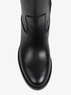 CZARNE KOZAKI Z SUWAKIEM HEGO'S Milano