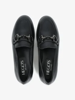 CZARNE MOKASYNY HEGO'S Milano