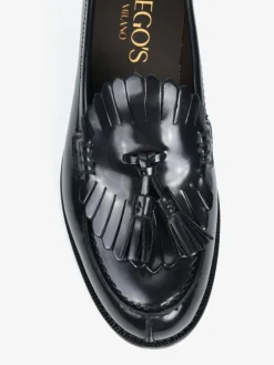 CZARNE MOKASYNY HEGO'S Milano