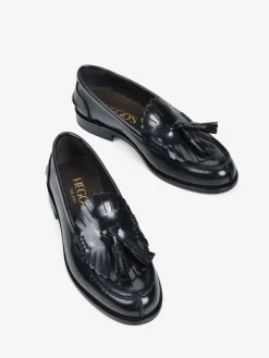 CZARNE MOKASYNY HEGO'S Milano