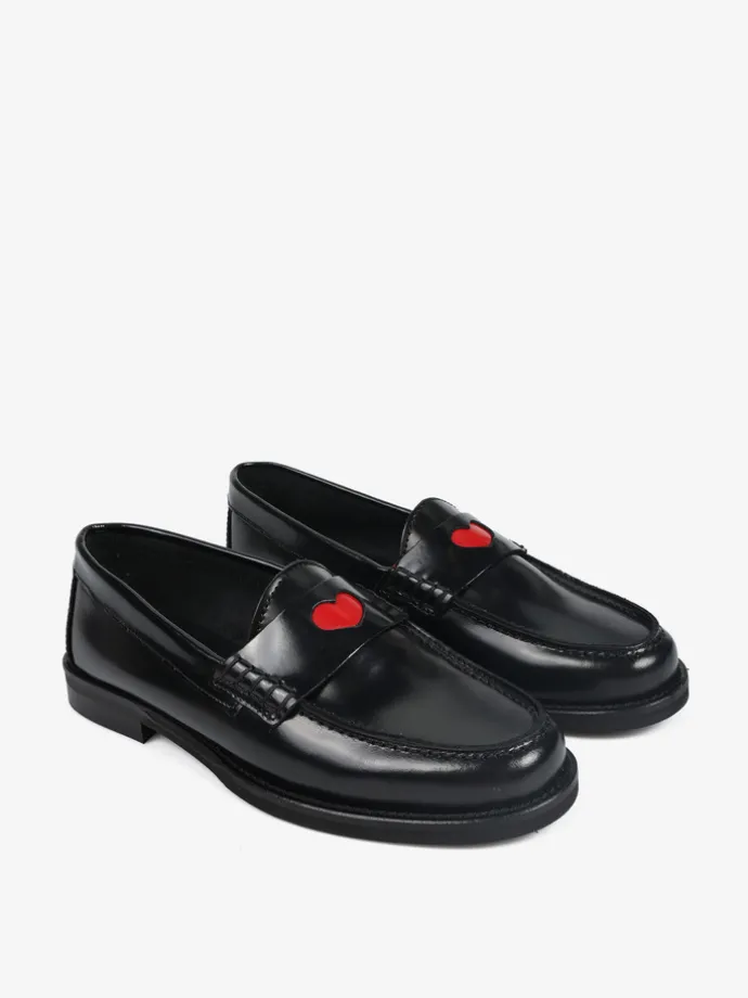 CZARNE MOKASYNY HEGO'S Milano