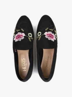 CZARNE MOKASYNY Z SIATECZKI HEGO'S Milano