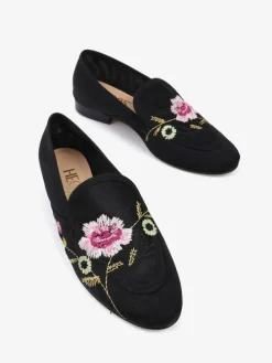 CZARNE MOKASYNY Z SIATECZKI HEGO'S Milano